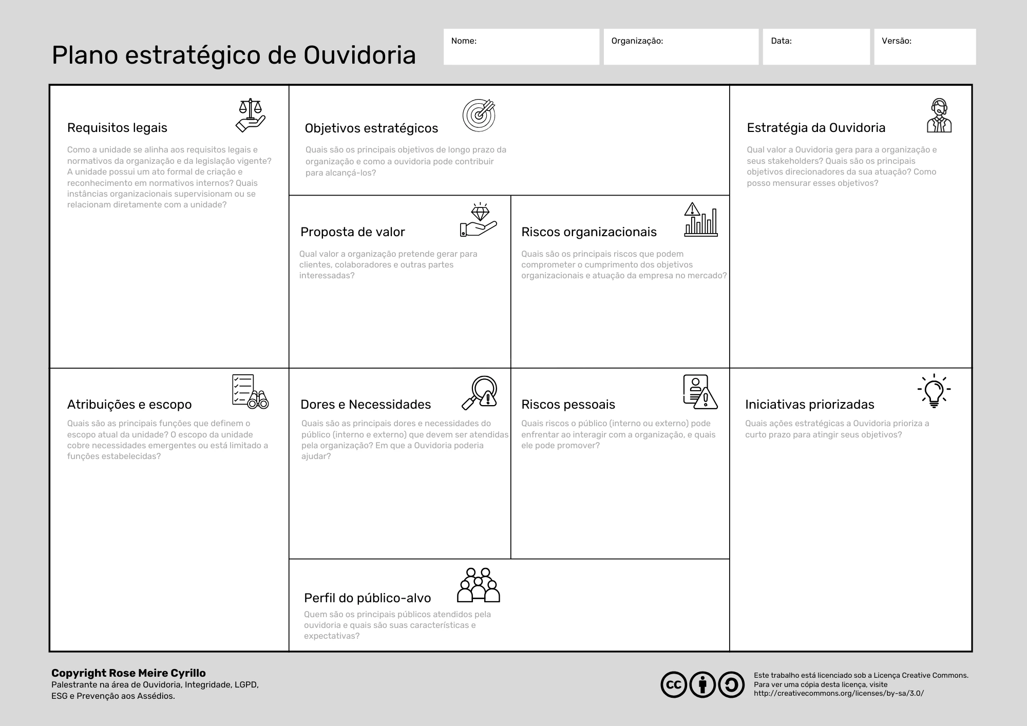 Exemplo de Plano Estratégico da Ouvidoria disponível para download